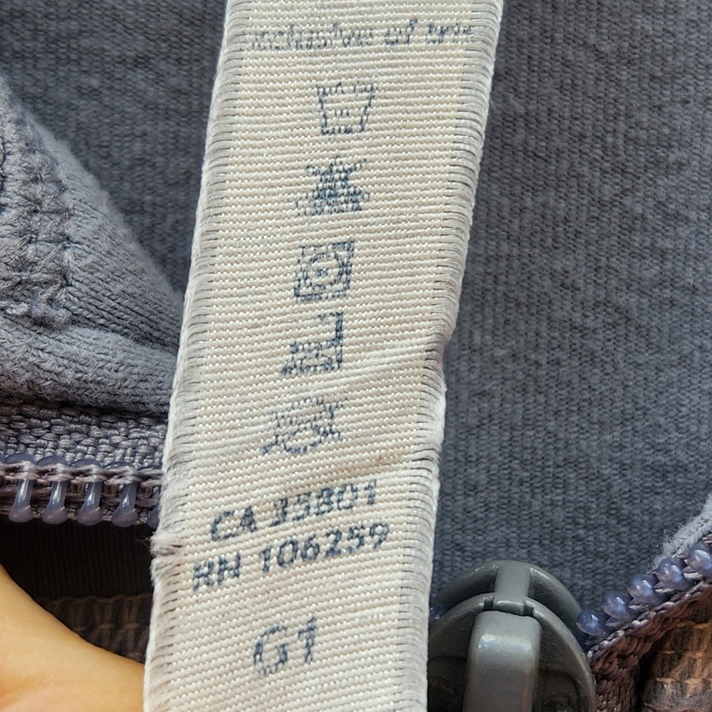 LULULEMON Women's In Stride Jacket Size 6 Gray Wee Stripe Activewear Workout - Picture 5 of 12